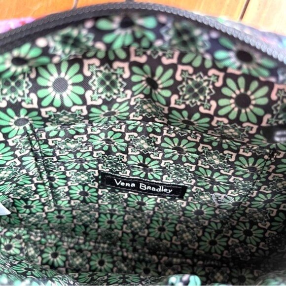 Vera Bradley Winterberry Black Floral Small Crossbody Bag - Picture 6 of 8